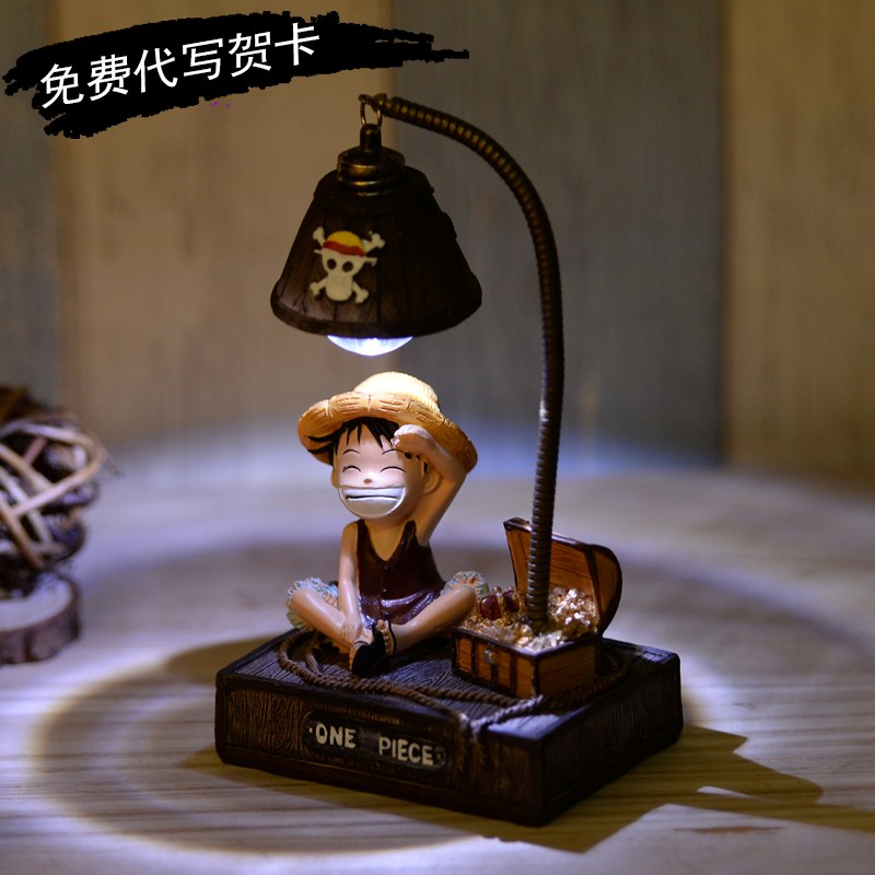 Resin Craft Ideas - One Piece Anime Temalı Gece Lambası,